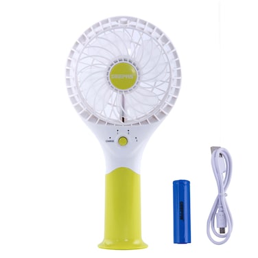 غيباس GF9617 مروحة يدوية صغيرة محمولة قابلة لإعادة الشحن