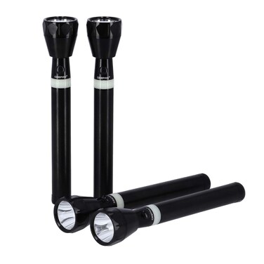Geepas  Rehargeable LED Flashlight, GFL4601, 4 Piece Set