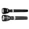 Geepas 2-in-1 Rechargeable LED Flashlight Set with Long-Range Beam and Durable Aluminium Body, GFL4637