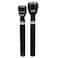 Geepas 2-in-1 Rechargeable LED Flashlight Set with Long-Range Beam and Durable Aluminium Body, GFL4637