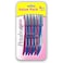 Petals Beauty Eyebrow Razor with Precision Cover, Pack of 6