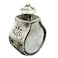 Ramadan Lantern Light VI, Silver Cutwork LED Decorative Lantern