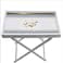 Ramadan Folding Serving Tray Table, Decorative Calligraphy Design