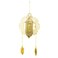 Acrylic Ramadan Hanging Medallion LED Light with Lantern Motifs
