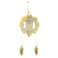 Acrylic Ramadan Hanging Medallion LED Light with Lantern Motifs