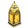 Ramadan LED Lantern with Warm Glow and Decorative Cut-Out Panels