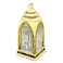 Ramadan LED Lantern with Warm Glow and Decorative Cut-Out Panels