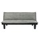في 2 مانولو أريكة قابلة للتحويل إلى سرير من القماش - رمادي
