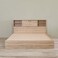 أدريانا طقم سرير كوين 150×200 + خزانة وكرسي - بلوط سونوما