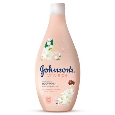 Johnson&rsquo;s Vita-Rich Pampering Body Wash with Jojoba Oil &amp; Vitamin E, 750ml