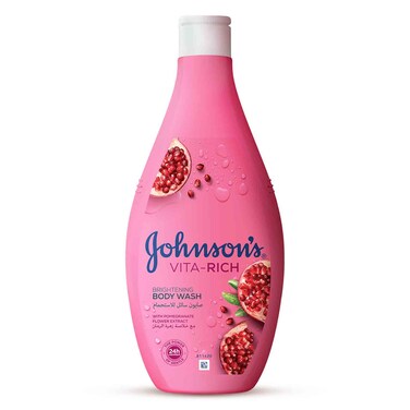 Johnson&rsquo;s Vita-Rich Brightening Body Wash with Pomegranate Flower Extract, 750ml