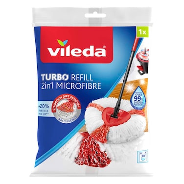 Vileda Turbo Microfibre Mop Refill