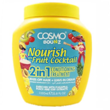 Cosmo Bounz 2in1 Conditioning Treatment, Nourish Fruit Cocktail, 1L