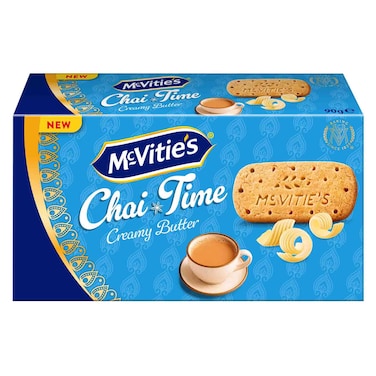 McVitie&rsquo;s Chai Time Creamy Butter Biscuits, 100g