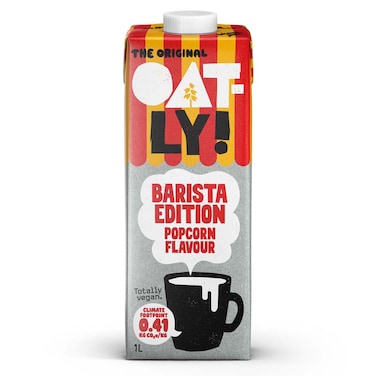 Oatly Barista Edition Popcorn Flavour Oat Drink, 1L