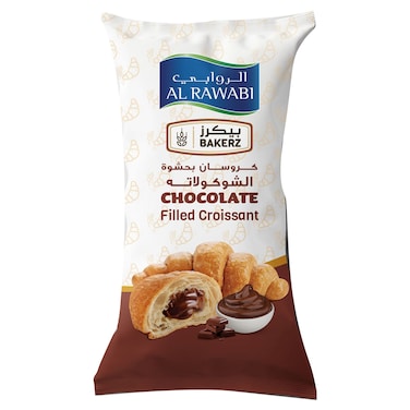Al Rawabi Bakerz Chocolate Filled Croissant, 55g