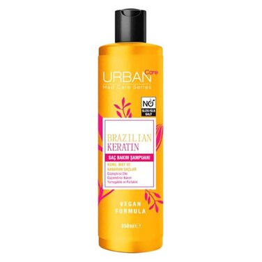 Urban Care Brazilian Keratin Shampoo, Cocoa Butter &amp; Keratin, 350ml