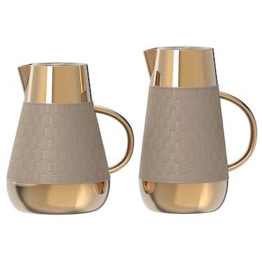 Home Maker Flask Set LA006, Grey, 2 PCS