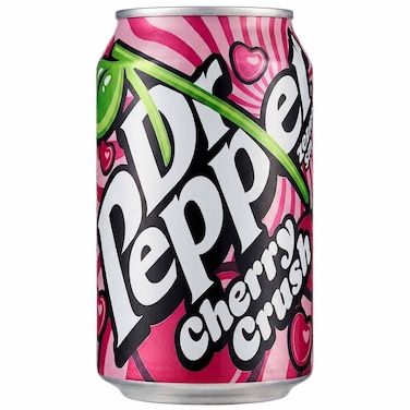 Dr Pepper Zero Cherry Crush Soft Drink Can, 330ml