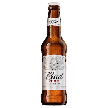 Budweiser Zero Non Alcoholic Beer, 330ml