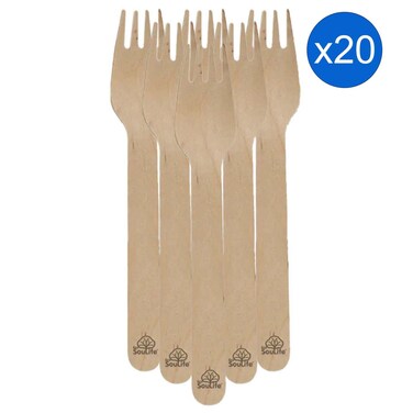Eco Soulife Dinner Forks, 20 PCS
