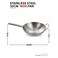 Stainless Steel Wok Pan 32cm