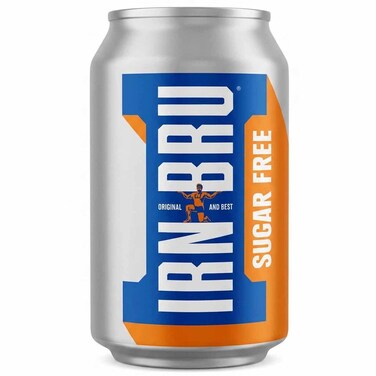 IRN-BRU Sugar Free Soft Drink Can, 330ml