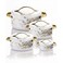 Nayasa Bethany Insulated Casserole Set with Lid 4-Piece (0.5L, 1L, 1.5L, 2L)