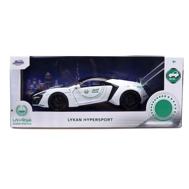 Jada Dubai Police Lykan Hypersport Die-Cast Car 1:24 Scale