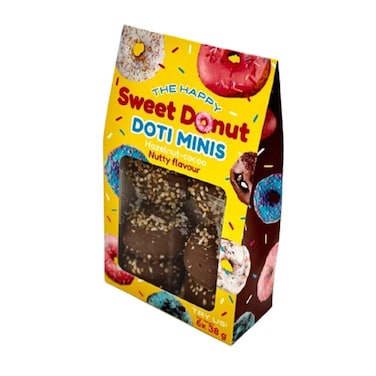 Doti Minis Donuts Nutty Flavour 6 Pieces