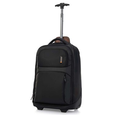 American Tourister Segno Bag Pack with Wheels, 2.0, Black