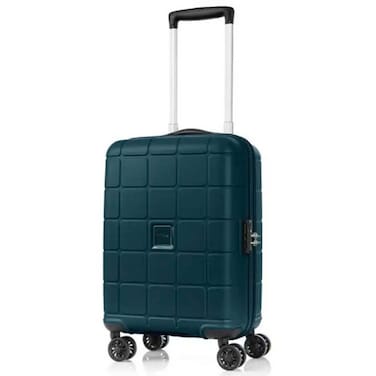 American Tourister Hundo Spinner Trolley Bag, 55cm, Deep Teal