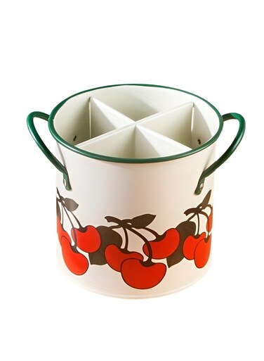 Organizer with Compartments   Durable Kitchen Utensil Holder for Home Office and Restaurant Use.Saving Flatware Caddy