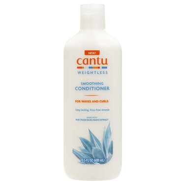 Cantu Weightless Smoothing Conditioner for Waves &amp; Curls, 400ml