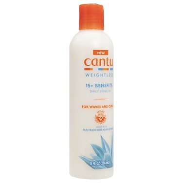 Cantu Weightless Daily Leave-In Conditioner for Waves &amp; Curls, 236ml