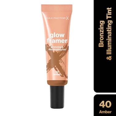 Max Factor X Glow Framer Bronzing &amp; Illuminating Tint, 40 Amber, 30ml
