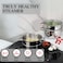Vinod 3 Tier Steamer with Glass Lid, 28cm