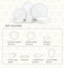 Shallow ARIA White 32-Pc Bone China Dinnerware Set Plates, Bowls, Cups Modern Kitchen Dinner Set Microwave &amp; Dishwasher Safe for any occasion Ramdan, Eid, Perfect for 6 Persons