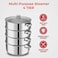 Vinod 4 Tier Steamer with Glass Lid, 30cm