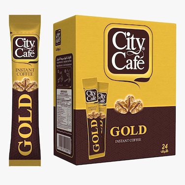 City Cafe Instant Coffee Gold 2g, Pack of 24