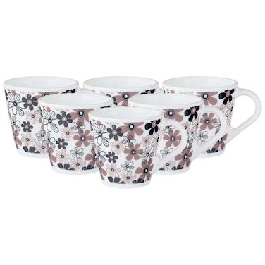 Larah Macy Opal Mug Set, 6 PCS