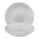 RK White Opal Soup Plate Set, 9.5 Inch, 4 PCS