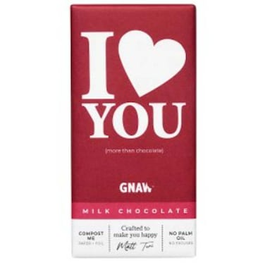 Gnaw I Love You Chocolate Bar, 80g