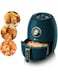 BEAR 3.0L Air Fryer- 1350W Multifunctional Electric Quick Fryer, Non-stick,Without Oil Fry, Timing and Temperature Adjustable 80-200 &deg;C Hot Air, BPA-Free Air Fryer 1 Year Warranty (Cyan)