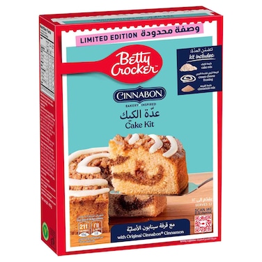 بيتي كروكر مجموعة كعكة سينابون ، 465 غرام