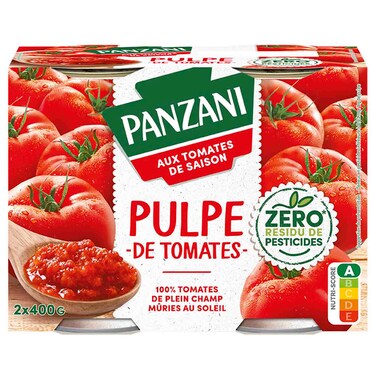 بانزاني عجينة الطماطم 400 غرام، عبوة من قطعتين