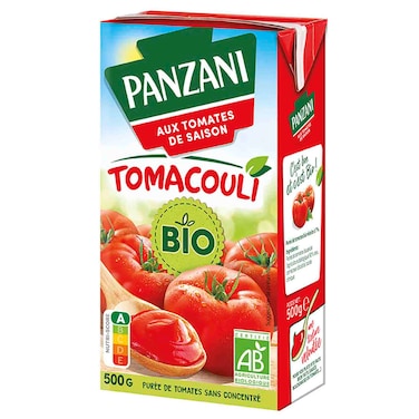 Panzani Bio Tomato Puree Tomacouli, 500g