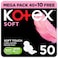 Kotex Soft Super Sanitary Pads, 50 Pads