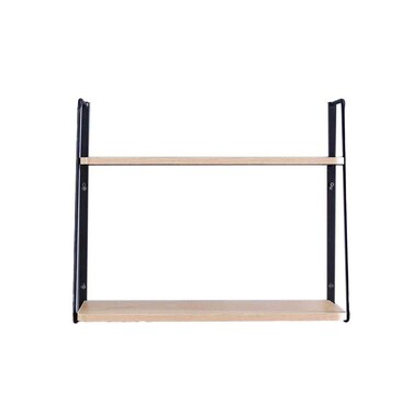 New Ladder 2-Tier Wall Shelf-52x22x41 cm