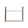 New Ladder 2-Tier Wall Shelf-52x22x41 cm